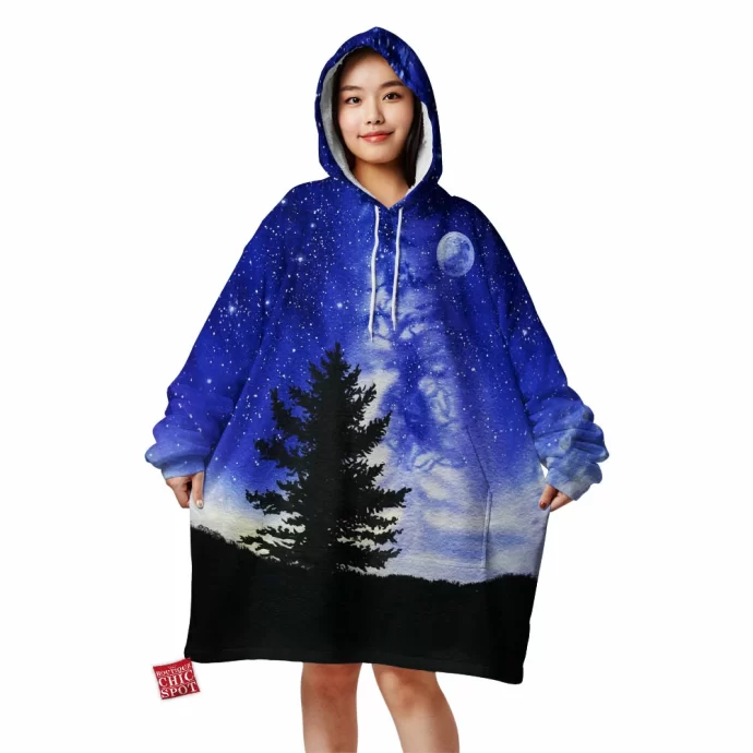 Winter Night Blanket Hoodie