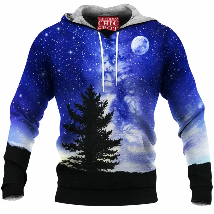 Winter Night Fleece Hoodie