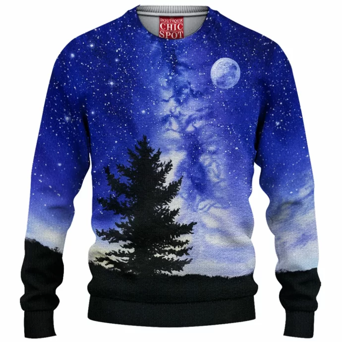 Winter Night Knitted Sweater