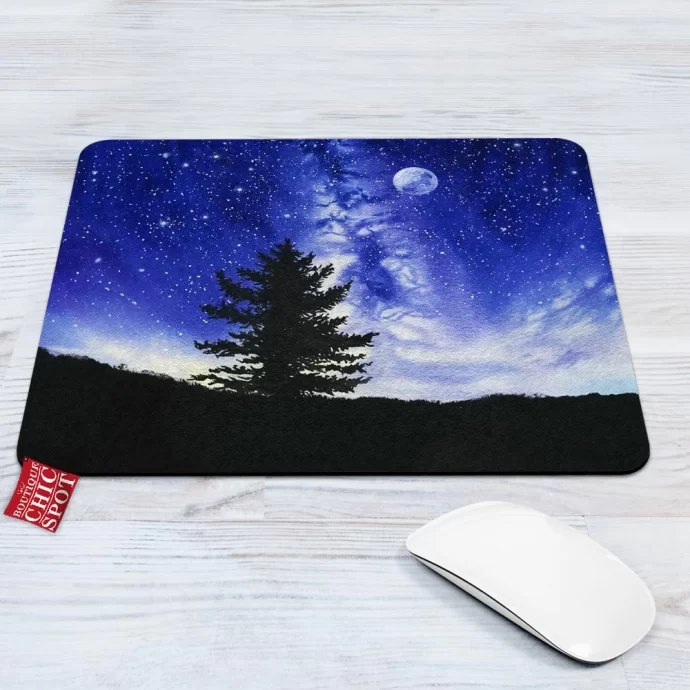 Winter Night Mouse Pad