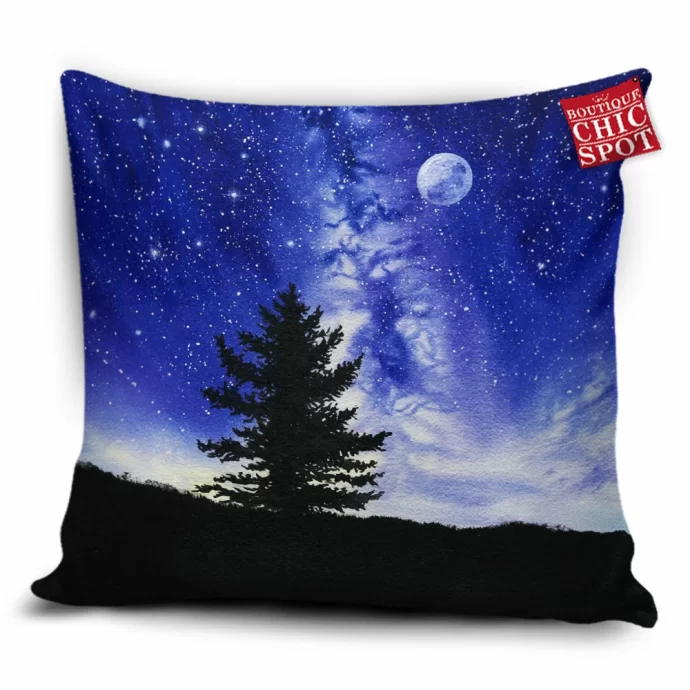 Winter Night Pillow Cover