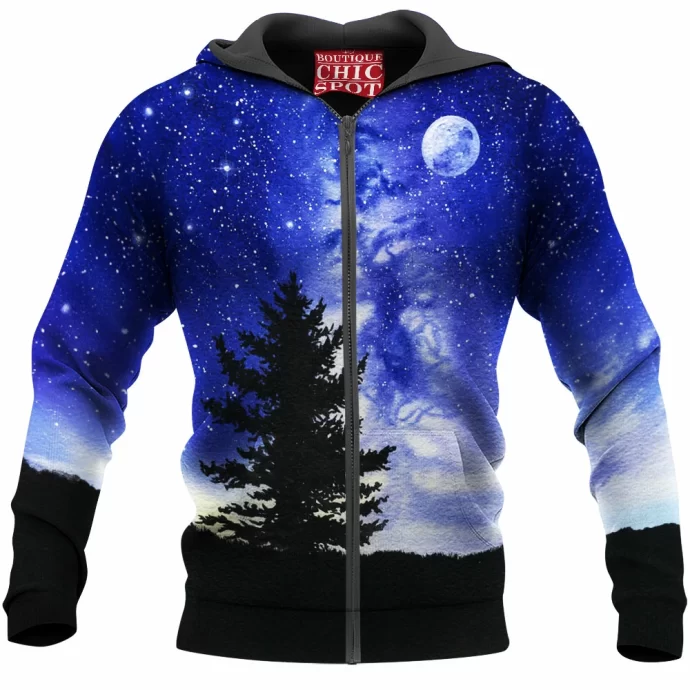 Winter Night Zip Hoodie