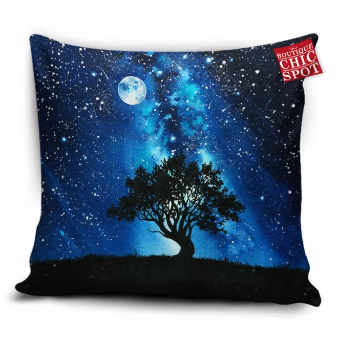 Blue Moon Pillow Cover