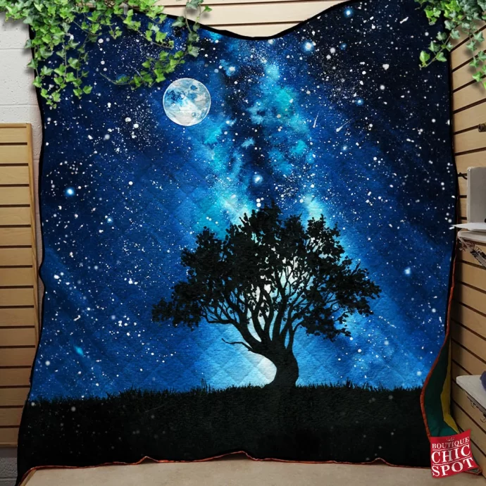 Blue Moon Quilt Blanket