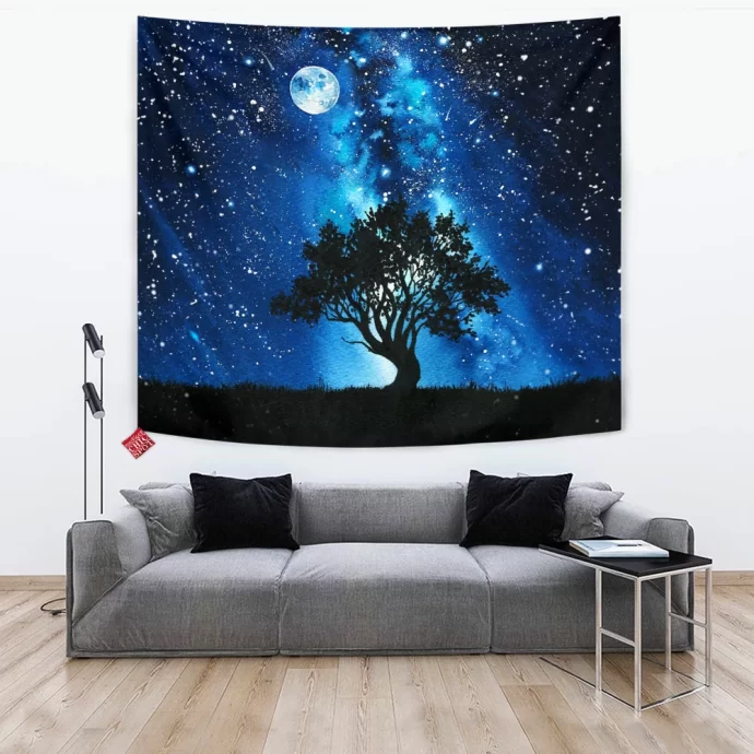 Blue Moon Tapestry