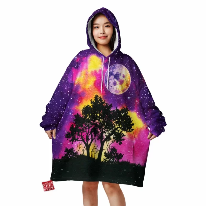 Full Moon Blanket Hoodie