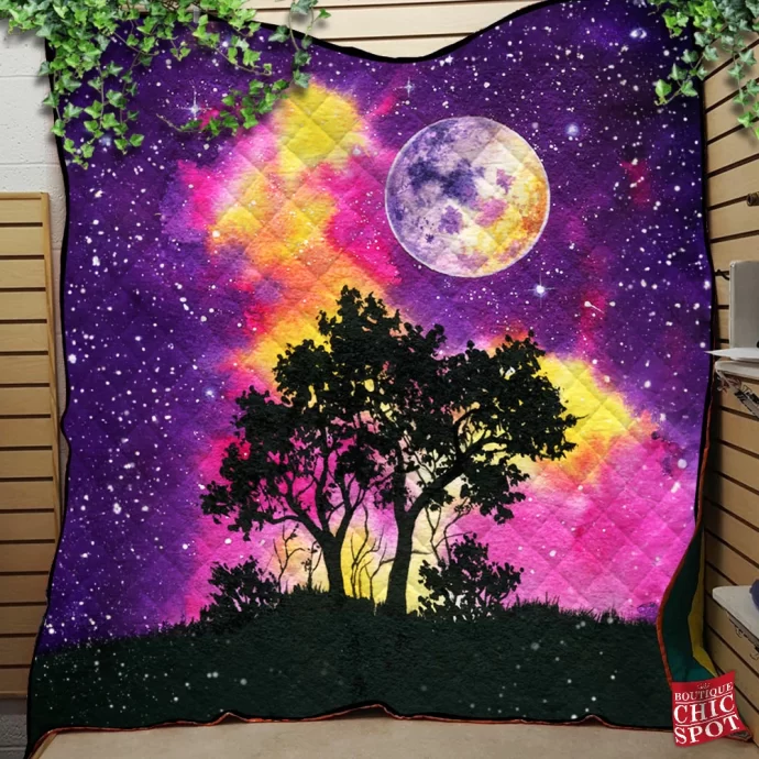 Full Moon Quilt Blanket