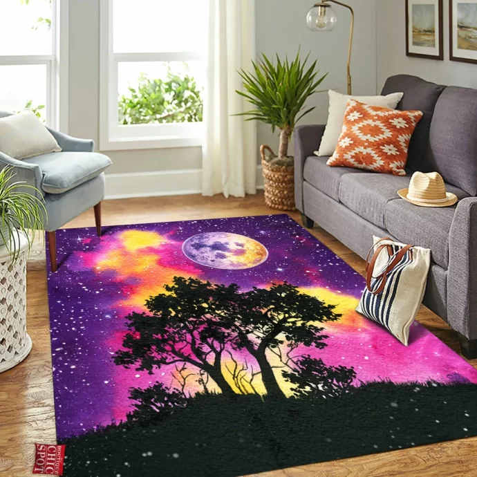 Full Moon Rectangle Rug