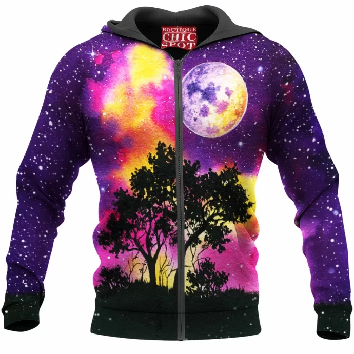 Full Moon Zip Hoodie