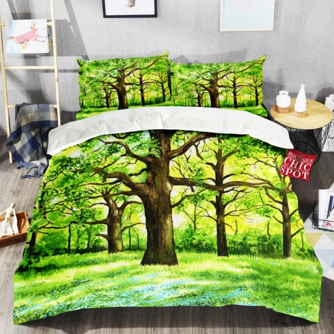 Green Forest Bedding Set