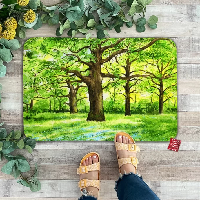 Green Forest Doormat