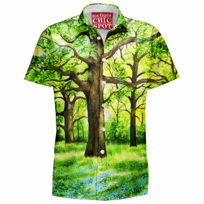 Green Forest Hawaiian Shirt