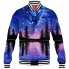 Milky Way Baseball-Jacket, Galaxy Baseball-Jacket