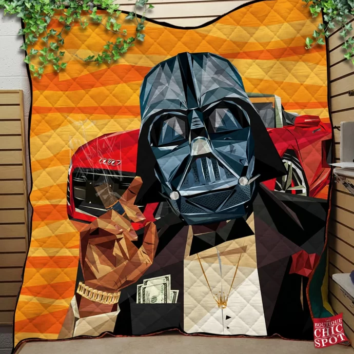 Darth Vader Quilt Blanket