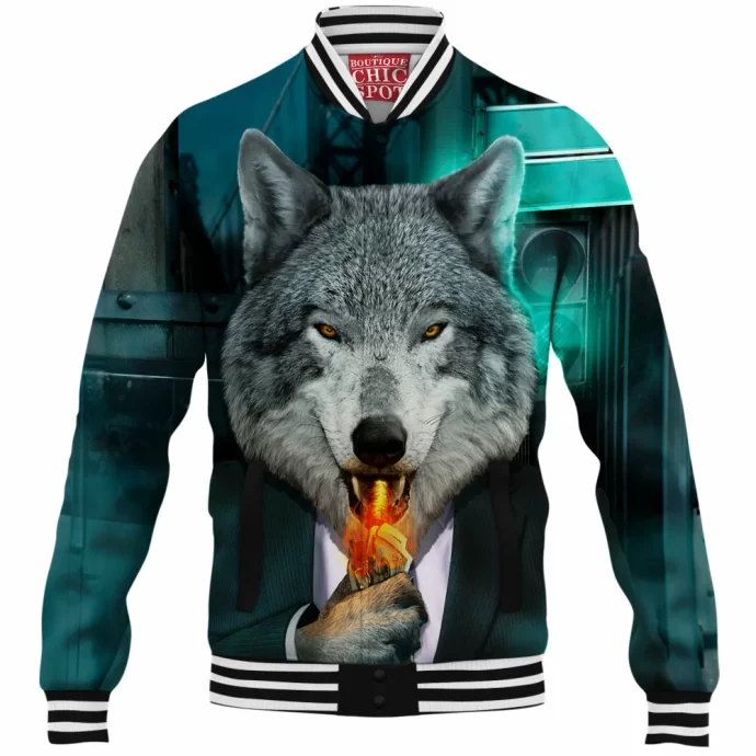 Wolf Baseball Jacket