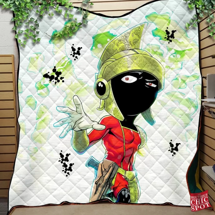 Marvin the Martian Quilt Blanket