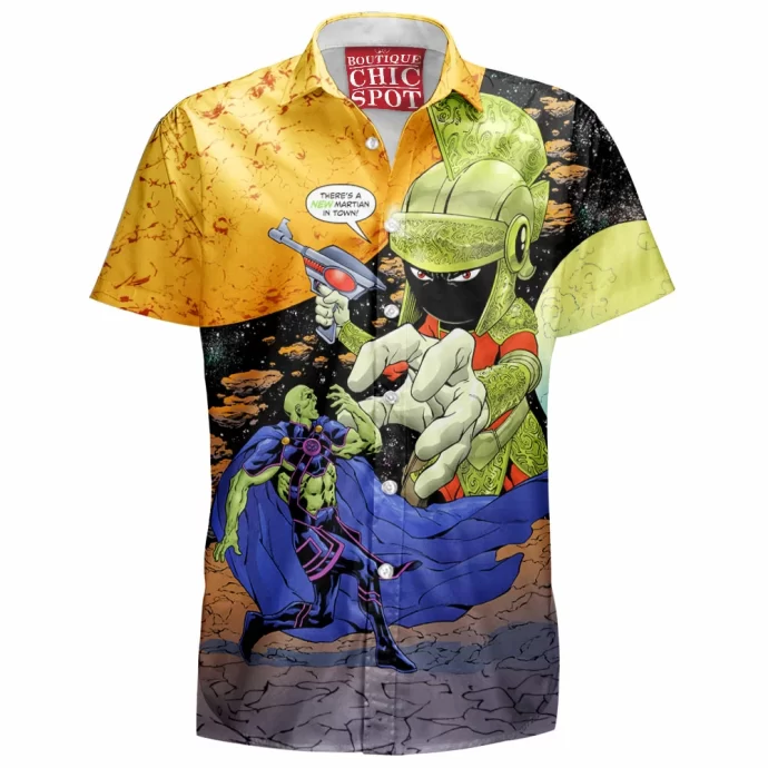 Martian Manhunter vs Marvin the Martian Hawaiian Shirt