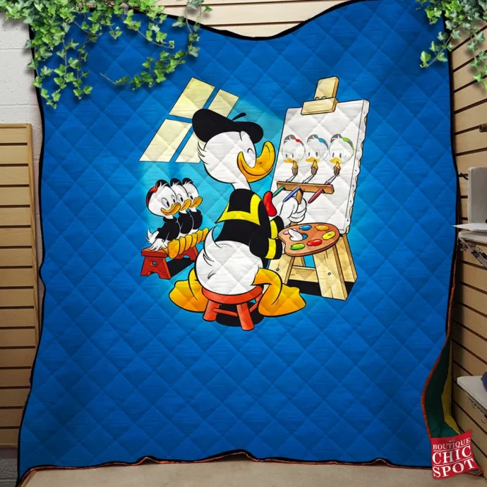 Donald Duck Quilt Blanket