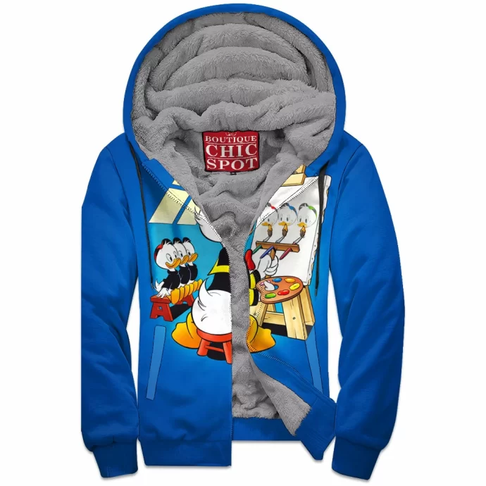 Donald Duck Zip Fleece Hoodie