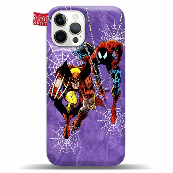 Wolverine Spider-man Phone Case Iphone