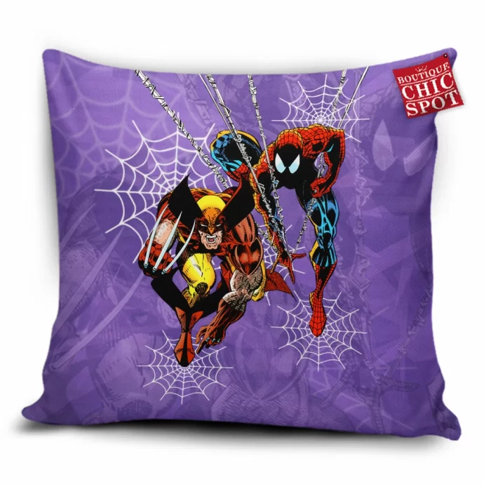 Wolverine Spider-man Pillow Cover