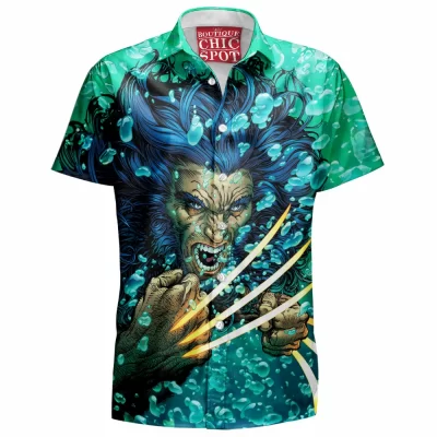 Comic Hawaiian-Shirt, Wolverine Hawaiian-Shirt, X-men Hawaiian-Shirt