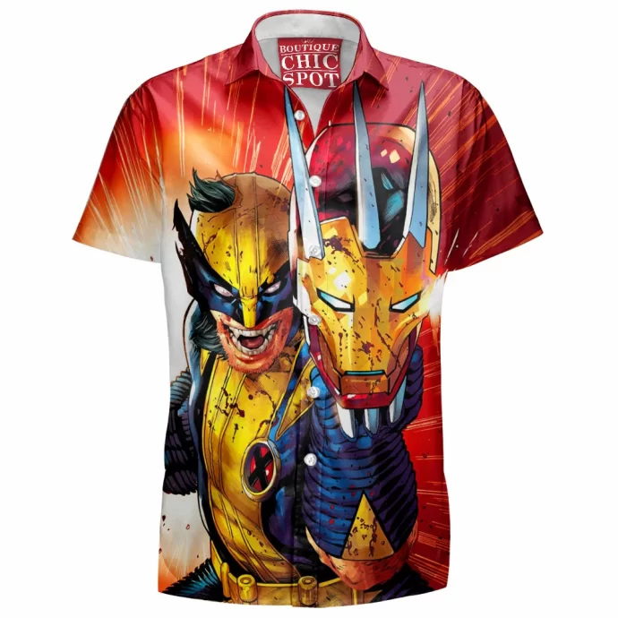 Wolverine Hawaiian Shirt