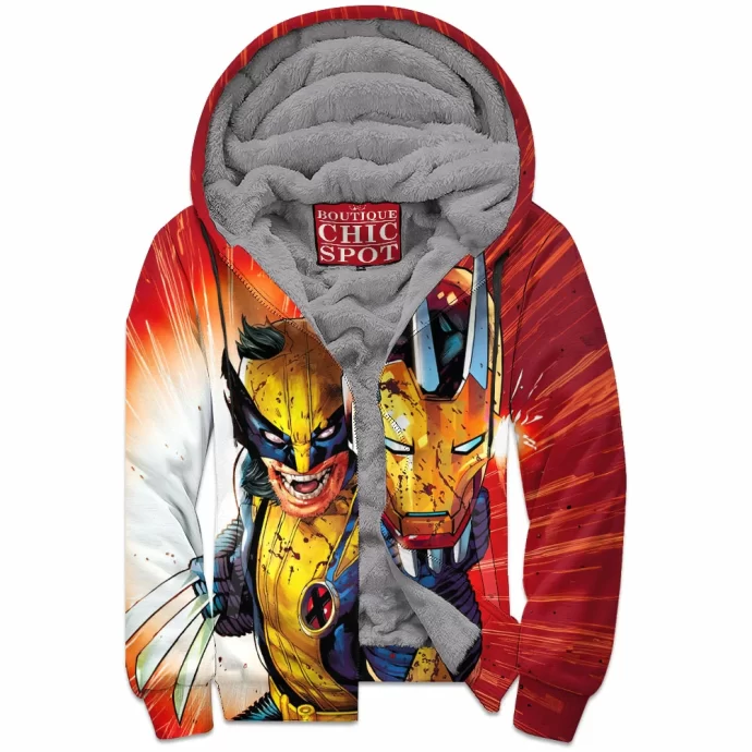 Wolverine Zip Fleece Hoodie