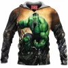Comic Fleece-Hoodie, Hulk Fleece-Hoodie