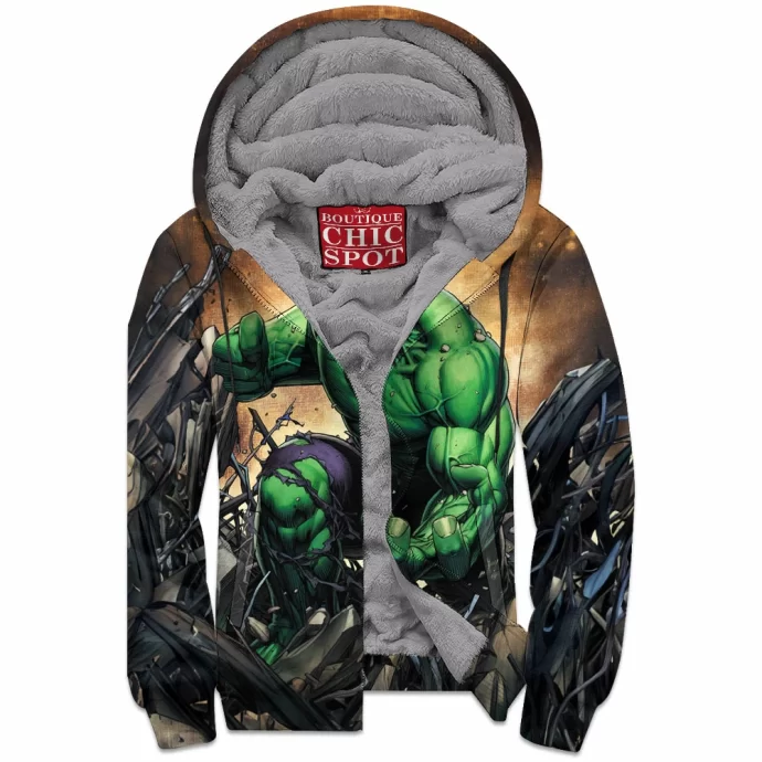 Hulk Zip Fleece Hoodie