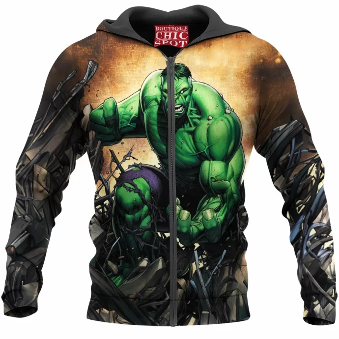 Hulk Zip Hoodie