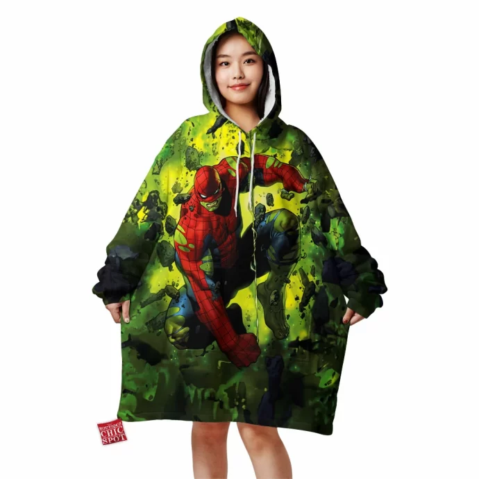 Spider Hulk Blanket Hoodie