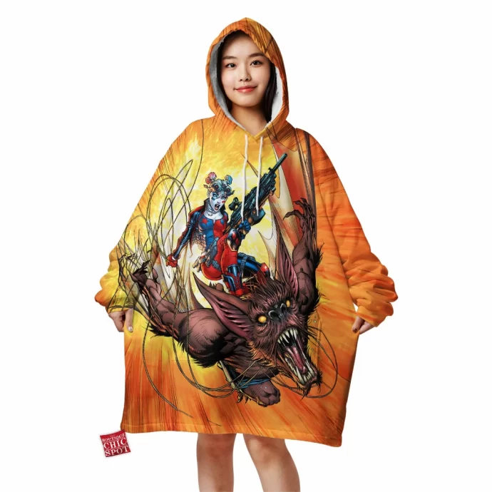 Harley Quinn Blanket Hoodie