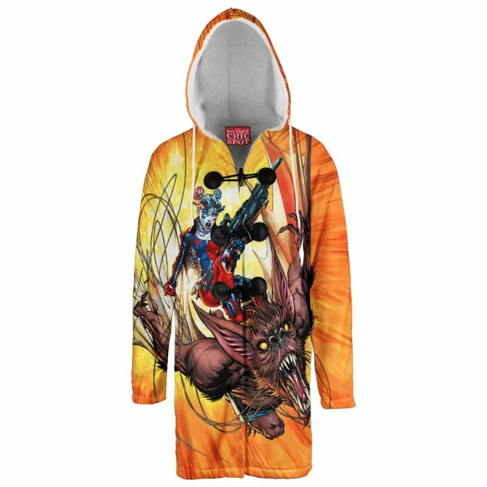 Harley Quinn Hooded Cloak Coat