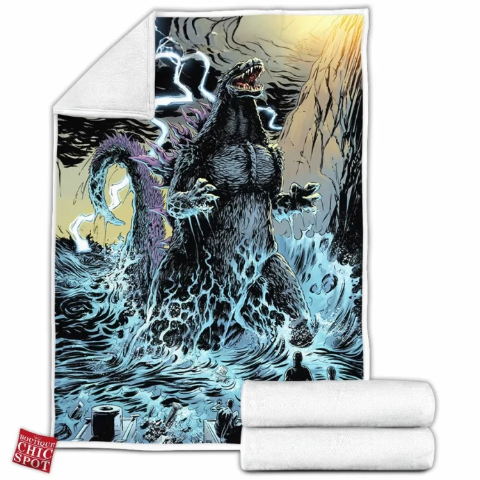 Godzilla Fleece Blanket