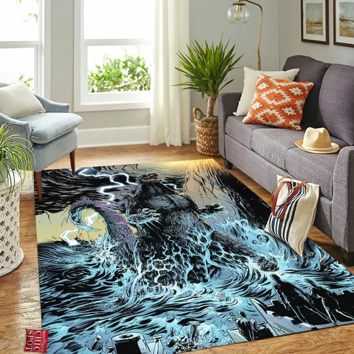 Godzilla Rectangle Rug