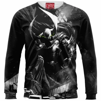 Spawn Zip Sweatshirt, Comic Zip Sweatshirt