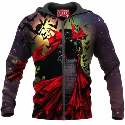 Comic Zip-Hoodie, Spawn Zip-Hoodie