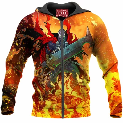 Comic Zip-Hoodie, Spawn Zip-Hoodie