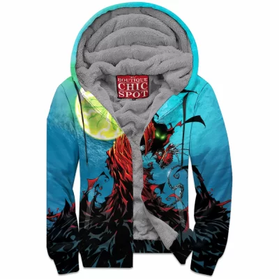 Comic Zip-Fleece-Hoodie, Spawn Zip-Fleece-Hoodie