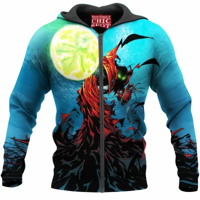 Comic Zip-Hoodie, Spawn Zip-Hoodie