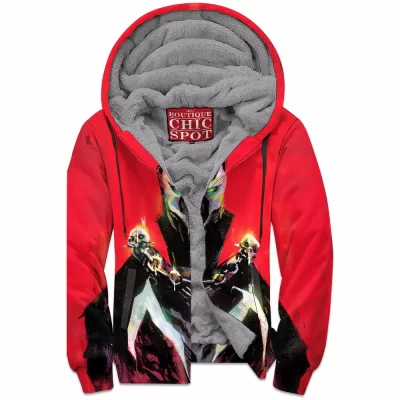 Comic Zip-Fleece-Hoodie, Spawn Zip-Fleece-Hoodie