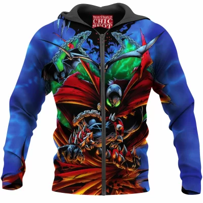 Comic Zip-Hoodie, Spawn Zip-Hoodie