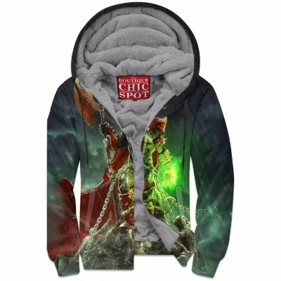 Comic Zip-Fleece-Hoodie, Spawn Zip-Fleece-Hoodie