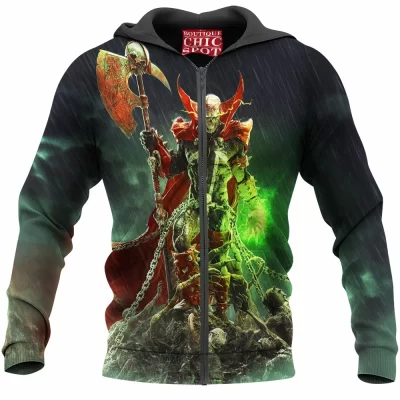 Comic Zip-Hoodie, Spawn Zip-Hoodie