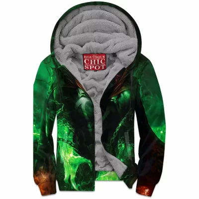 Comic Zip-Fleece-Hoodie, Spawn Zip-Fleece-Hoodie