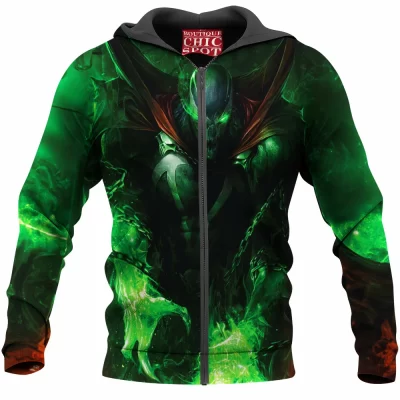 Comic Zip-Hoodie, Spawn Zip-Hoodie