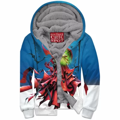Comic Zip-Fleece-Hoodie, Spawn Zip-Fleece-Hoodie