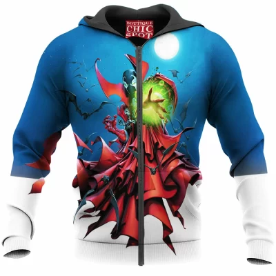 Comic Zip-Hoodie, Spawn Zip-Hoodie