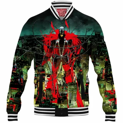 Comic Baseball-Jacket, Spawn Baseball-Jacket